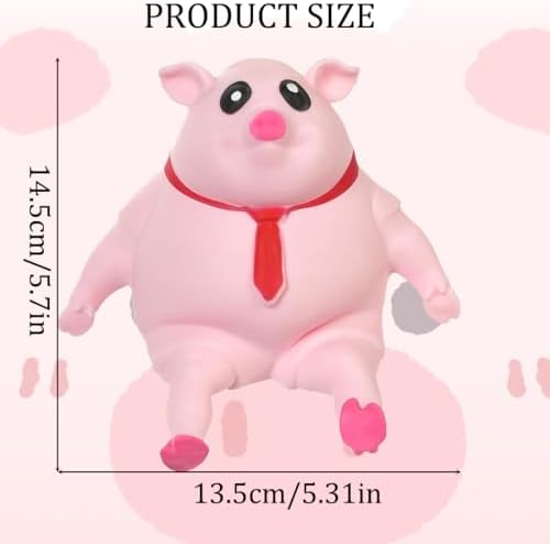 1712650505 794 Juguetes Antiestres Squeeze Squeeze Pig Toy Rosa Cerdo Antiestres Juguetes