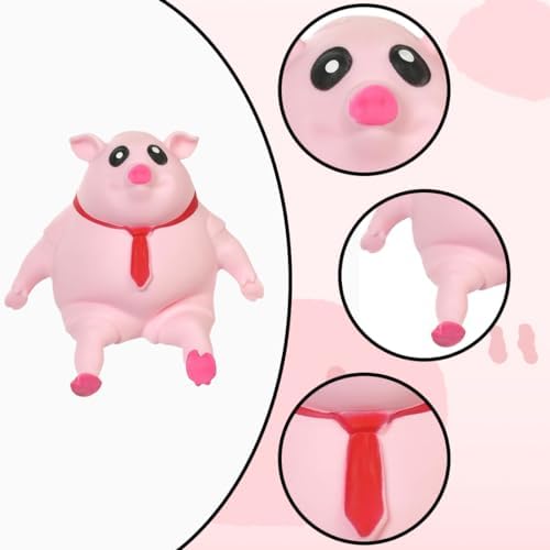 1712650506 973 Juguetes Antiestres Squeeze Squeeze Pig Toy Rosa Cerdo Antiestres Juguetes