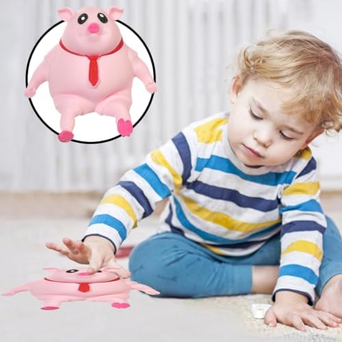 1712650507 121 Juguetes Antiestres Squeeze Squeeze Pig Toy Rosa Cerdo Antiestres Juguetes