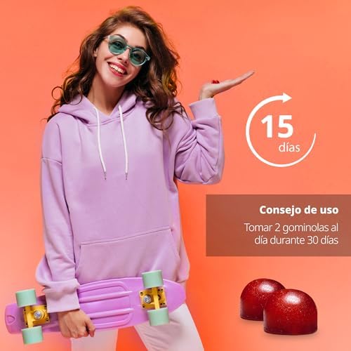 AdaptivLAB SENACTIV VITALIDAD 30 - Natural Antiestres Adultos Complementos Alimenticios con Vitamina C Hierro y Guarana - Vegano y Vegetariano Aroma Fresa Estrés Resist Gummies 4 1712741132 517 AdaptivLAB SENACTIV VITALIDAD 30 Natural Antiestres Adultos Complementos Alimenticios