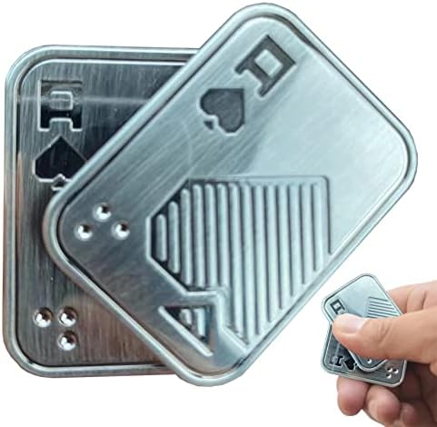 Metal póquer Fidgets Slider, EDC Metal Fidgets Toys para adultos, TDAH autismo ansiedad alivio del estrés, juguete inquietud, regalos para novio y padre 7 1712776813 66 Metal poquer Fidgets Slider EDC Metal Fidgets Toys para adultos
