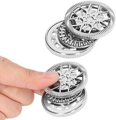 Deslizador De Monedas Para Aliviar El Estrés, Patrón De Cubo Hueco, Moneda Háptica Para TDAH, Juguete Magnético Portátil Para Aliviar La Ansiedad Y El Estrés, Juguete Deslizante Para Oficina(gris) 1 1712931711 80 Deslizador De Monedas Para Aliviar El Estres Patron De Cubo