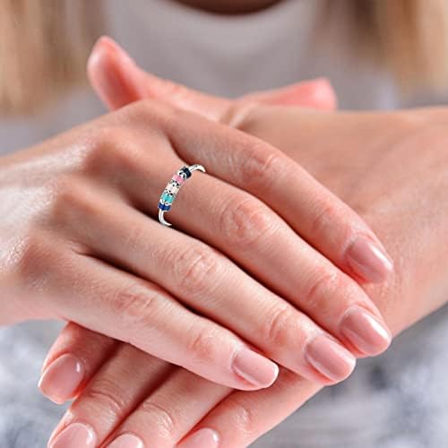 Anillos giratorios para mujeres con ansiedad, anillos para aliviar la ansiedad con cuentas de color, anillos giratorios esmaltados para aliviar los anillos abiertos con cuentas de color giratorias 2 1712958906 281 Anillos giratorios para mujeres con ansiedad anillos para aliviar la