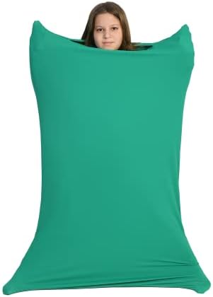 Sensory Owl Calcetín de Cuerpo Entero – TDAH – Autismo Estrés y Ansiedad Aliviar – Estimulación de Presión Profunda – Juguete de Terapia de Ejercicio Sensorial – Verde, Talla S