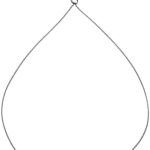 Collar de Respiración Syrisora ​​Unisex de Moda de Acero Inoxidable Collar de Alivio del Estrés para...