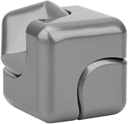 Pinsofy Fidget Toy, Juguete de Descompresión para Aliviar el Estrés Y la Ansiedad para Gyro Toy para Mayores de 6 Años(Gris Metalizado)