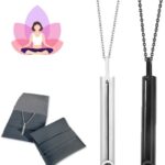 TENEMOS 2 collares Höki contra la ansiedad, meditación consciente respirar collar, ataques de pánico...