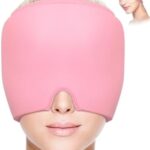 De gel para alivio de dolor de cabeza y migraña, para migraña, gorro migraña frio para terapia de fr...