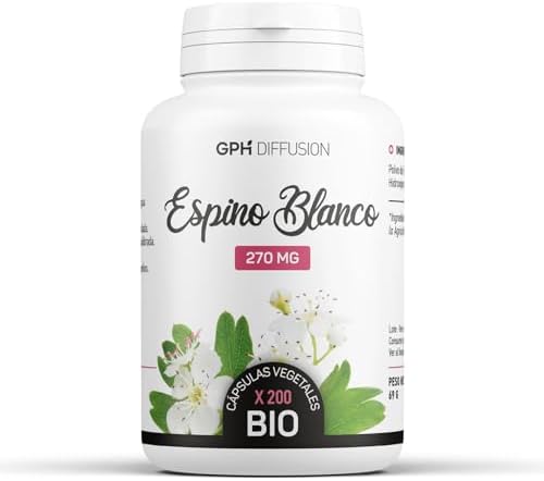Espino Orgánico – 270mg – 200 cápsulas vegetales