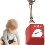 Vibbang 6 Piezas Bolas Antiestres, Pelota Antiestres Juguetes Sensoriales, Juguetes Antiestres Squeeze, para Aliviar la Fatiga de los Dedos para Aliviar la Ansiedad, para Niños y Adultos 14 Samuliy Fidget Clicker - Juguete para ansiedad con clic, juguetes para aliviar el estrés, llavero co...