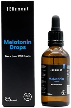 Melatonina Pura Gotas, 50 ml | Sueño Melatonina Gotas para Dormir Profundamente, Efecto rápido y duradero | Complemento Alimenticio En Gotas para Niños Y Adultos | Fácil dosificación | Zenement Melatonina Pura Gotas, 50 ml | Sueño Melatonina Gotas para Dormir Profundamente, Efecto rápido y duradero | Complemento Alimenticio En Gotas para Niños Y Adultos | Fácil dosificación | Zenement