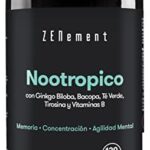 AMIX - Quemador de Grasa - Thermolean - 90 Cápsulas - Complemento que Ayuda a Adelgazar - Complemento Alimenticio con Cafeína - Componentes Naturales - Inhibidor de Apetito y Ansiedad 10 Nootrópico Natural, 120 cápsulas - Fórmula para incrementar la memoria, concentración y agilidad men...