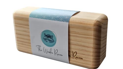 TWR ® – Bloque Yoga madera – Realizado 100% madera natural de pino insignis hecho en ESPAÑA. Taco Yoga o Ladrillo Yoga ecológico para Pilates, Meditación y Mindfulness- Tacto NATURAL.