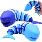 Ansiedad: a mí también me pasa: Una guía para jóvenes y adolescentes con estrategias fáciles y efectivas para enfrentarte a tus miedos (B de Blok) 8 Fidget Slug Juguetes sensoriales articulados Slug Fidget Juguete ansiedad Alivio estrés Oficina Escr...