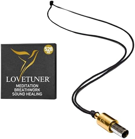 LOVETUNER Collar de afinación de meditación 528 hz Frecuencia del amor | Dispositivo de atención plena para aliviar la ansiedad y el estrés (Cordón de algodón encerado bronce) LOVETUNER Collar de afinación de meditación 528 hz Frecuencia del amor | Dispositivo de atención plena para aliviar la ansiedad y el estrés (Cordón de algodón encerado bronce)
