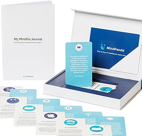 MindPanda 30 días de atención Plena – 35 Tarjetas de Terapia de empoderamiento para la meditación y el autocuidado | Descubra un Nuevo Ejercicio de atención Plena Cada día | Diario Guiado MindPanda 30 días de atención Plena – 35 Tarjetas de Terapia de empoderamiento para la meditación y el autocuidado | Descubra un Nuevo Ejercicio de atención Plena Cada día | Diario Guiado