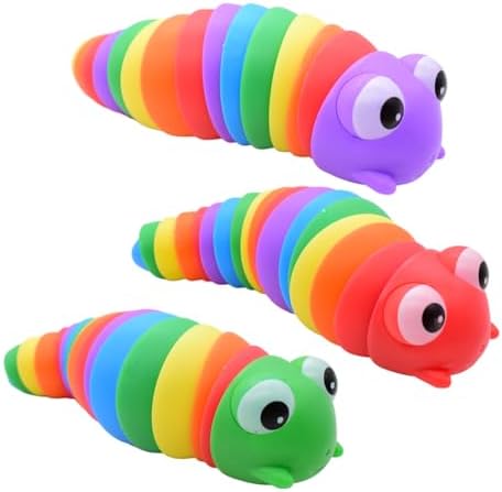 Fidget Slug Juguetes sensoriales articulados Juguete ansiedad Alivio estrés Oficina Escritorio Juguete Divertido Educativo Regalo de Juguete para niños coordinación y Equilibrio del Estado de ánimo Fidget Slug Juguetes sensoriales articulados Juguete ansiedad Alivio estrés Oficina Escritorio Juguete Divertido Educativo Regalo de Juguete para niños coordinación y Equilibrio del Estado de ánimo