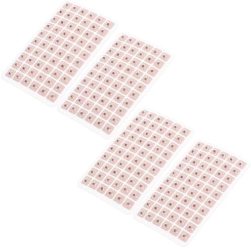 Didiseaon 240 Piezas Parche de pastillas para la presión auricular auriculoterapia estrés y ansiedad tabla de acupuntura cristal oro herramientas pegatinas de masaje de oreja
