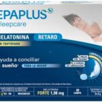 EPAPLUS Sleepcare, Melatonina Retard con Triptófano, Melatonina de Liberación Prolongada 8 Horas, Do...
