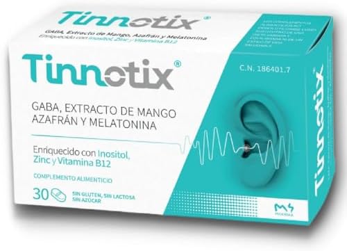 Tinnotix 30 Comprimidos para los acúfenos o tinnitus | Reduce los pitidos en tus oídos y sus manifestaciones | Ingredientes 100% NATURALES | Apto para mujeres y hombres Tinnotix 30 Comprimidos para los acúfenos o tinnitus | Reduce los pitidos en tus oídos y sus manifestaciones | Ingredientes 100% NATURALES | Apto para mujeres y hombres