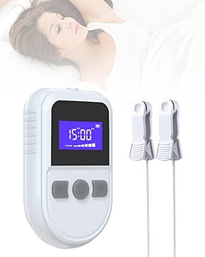KTS 2.0 CES, dispositivo de terapia de insomnio, con estimulación de microcorriente de baja frecuencia y electroterapia craneal pulsada para aliviar la depresión, la ansiedad, los dolores de cabeza