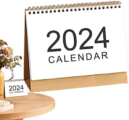 Elinrat Calendario 2023-2024 Planificador | Calendario de mesa 2024 | Calendario familiar reversible 360°, calendario de mesa 2024, septiembre 2023 – diciembre 2024