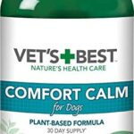 Vet's Best Suplementos para Perros calmantes de Calma Confort - Promueve la relajación y el Comporta...