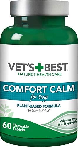 Vet’s Best Suplementos para Perros calmantes de Calma Confort – Promueve la relajación y el Comportamiento equilibrado 132 g Vet’s Best Suplementos para Perros calmantes de Calma Confort – Promueve la relajación y el Comportamiento equilibrado 132 g