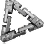 Querida yo: tenemos que hablar. Conócete y sé feliz contigo (Montena) 7 Zayin Infinite Flip Fidget Toys, triángulo de metal Infinity Flip Handheld Fidget juguete, alivio de...
