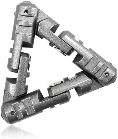Zayin Infinite Flip Fidget Toys, triángulo de metal Infinity Flip Handheld Fidget juguete, alivio del estrés, masaje, mano, juguete sensorial, juguetes para aliviar la ansiedad y el estrés