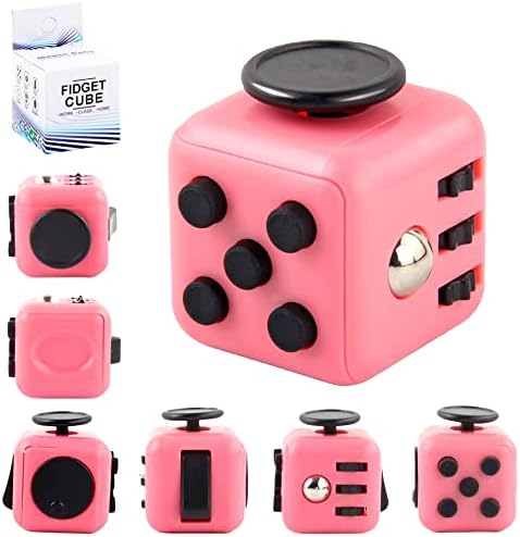 Yeefunjoy Juguete Antiestrés Cube, Fidget Toy con 6 Módulos Relajantes Diferentes, Finger Toys Mejorar los Malos hábitos, Juguetes Aliviar el Estrés Ansiedad Regalo para Adultos y Niños (Rosado) Yeefunjoy Juguete Antiestrés Cube, Fidget Toy con 6 Módulos Relajantes Diferentes, Finger Toys Mejorar los Malos hábitos, Juguetes Aliviar el Estrés Ansiedad Regalo para Adultos y Niños (Rosado)