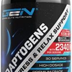Adaptogene Complex - Apoyo antiestrés y de relajación con Ashwagandha de primera calidad (KSM-66®), ...