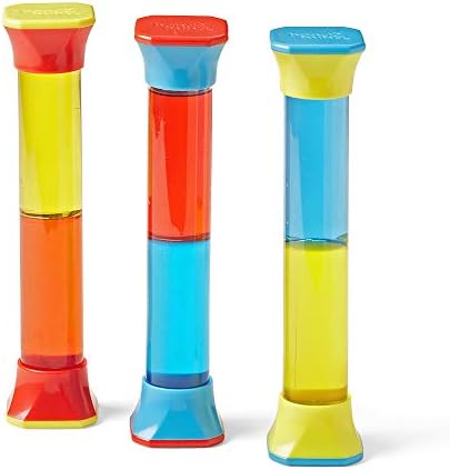 Learning Resources Tubos sensoriales ColorMix, set de 3, juguete para calmar la ansiedad, juguetes para terapia ocupacional, juguetes calmantes, juguetes sensoriales y para calmar la ansiedad