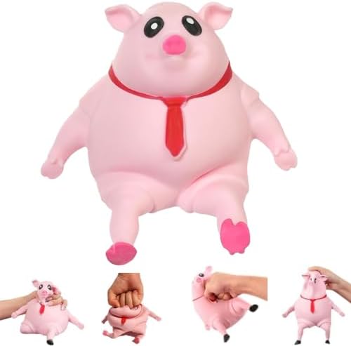 Juguetes Antiestres Squeeze, Squeeze Pig Toy, Rosa Cerdo Antiestres Juguetes Sensoriales, Juguetes De Estrés Cerdo, para Niños y Adultos Aliviar La Ansiedad, Juguete para Apretar Piggy Juguetes Antiestres Squeeze, Squeeze Pig Toy, Rosa Cerdo Antiestres Juguetes Sensoriales, Juguetes De Estrés Cerdo, para Niños y Adultos Aliviar La Ansiedad, Juguete para Apretar Piggy
