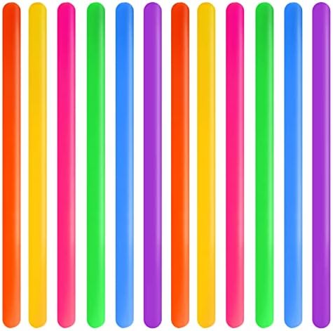 AWAVM 12 piezas de cuerda elástica de fideos para niños y adultos, cuerda tejida a mano, juguete sensorial para reducir la ansiedad y el estrés (0.27 x 9.5 pulgadas, 6 colores)