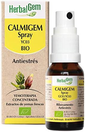 HERBALGEM – Calmigem – Spray Complejo Antiestrés – Ayuda a Combatir el Estrés, Sueño y Relajación – 10ml.