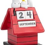 Grupo Erik Calendario perpetuo 3D Snoopy Doghouse - Calendario 3D Snoopy - Snoopy Figura Ideal decor...