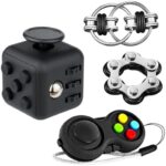 Yeefunjoy Juego de 4 Juguetes para Fidget, Antiestrés Stress Cube, Fidget Cubo Fidget Pad, Juego De ...