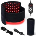 Dispositivo Portátil de Ayuda para Dormir, Ayuda Portátil para Dormir Mejora la Calidad del Sueño Reduce la Ansiedad Blanco para Uso Nocturno 15 Cinturón De Terapia De Luz Infrarroja Roja Para Aliviar El Dolor, Combo 660nm y 880nm, Almohadilla E...