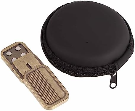 Wakects EDC Fidget Slider Toy 3 capas de rotación de acero inoxidable magnético Slider Sensory Toys con caja de almacenamiento para adultos, TDAH, autismo, ansiedad, alivio del estrés