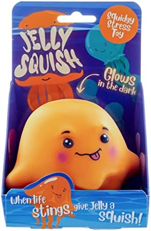 Boxer Gifts Jellysquish Squishy Glow In The Dark Stress Toys | Bolas de estrés únicas para Adultos y Adolescentes – Ayuda con el Alivio de la ansiedad – Juguete antiestrés de Escritorio de Oficina |