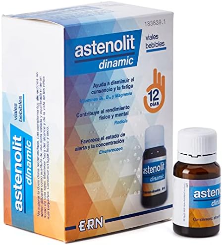 Astenolit Dinamic Viales Vitaminas, 12x10ml, Líquido Total: 120ml. Astenolit Dinamic Viales Vitaminas, 12x10ml, Líquido Total: 120ml.