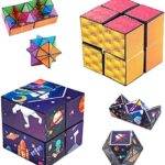 Cubo Infinito, 2 in1 Cubo Magico Deformación Puzzle Infinity Cube, Anti Stress el Estrés y la Ansied...