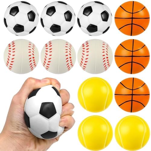 12 Piezas Mini Pelotas Antiestrés Bolas de Espuma de Estrés Squeeze Juguetes Bolas Antiestrés para Adultos Niños Bolas Antiestrés para Niños Adecuado Aliviar La Ansiedad(Estilo Bola) 12 Piezas Mini Pelotas Antiestrés Bolas de Espuma de Estrés Squeeze Juguetes Bolas Antiestrés para Adultos Niños Bolas Antiestrés para Niños Adecuado Aliviar La Ansiedad(Estilo Bola)