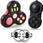 Estar bien aquí y ahora. Cómo superar la incertidumbre que nos provoca el futuro para mejorar nuestro presente (HarperCollins) 15 Steemjoey Juego de 3 Juguetes Fidget Set, Juguetes Black Fidget Toy Fidget Pad y Flippy Chain Fidget...