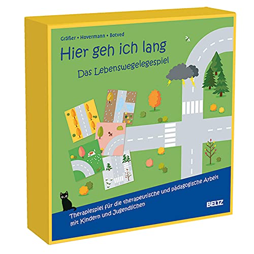 Hier geh ich lang – Das Lebenswegelegespiel: Therapiespiel für die therapeutische und pädagogische Arbeit mit Kindern und Jugendlichen. Mit Spielplan aus 72 Wegekarten in stabiler Box 27 x 27 x 5,5 cm