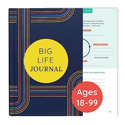 Big Life Journal – Edición para adultos – Diario guiado neutro de género, planificador de mentalidad de crecimiento y mejoramiento personal, indicaciones orientadas a objetivos positivos,