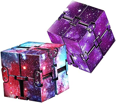 2 Piezas Cubo Mágico Infinito，Infinito Mágico Bloques，para aliviar el estrés y la ansiedad.