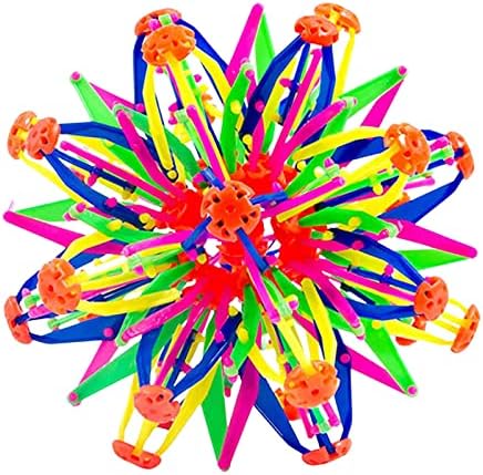 cypreason Hoberman Sphere for Kids Yoga Ball – respiración Que Brilla en la Oscuridad Mini Juguetes antiestrés para la ansiedad, Bolas respiración expandibles preeducativas con Bordes cypreason Hoberman Sphere for Kids Yoga Ball – respiración Que Brilla en la Oscuridad Mini Juguetes antiestrés para la ansiedad, Bolas respiración expandibles preeducativas con Bordes