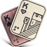 Metal Poker Fidget Slider, Adult Coin Fidget Toys Descompresión Háptica Sensorial Juguetes Casuales ...